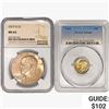 Image 1 : 1961 & 1977 Dollar and Dime NGC,PCGS MS