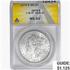 Image 1 : 1878 7/8TF Morgan Silver Dollar ANACS MS63 VAM-37