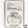 Image 1 : 1997-S J. Robinson Silver 26.73g Dollar NGC MS70