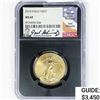 Image 1 : 2014 $25 A.G.E. Signed Iskowitz NGC MS69