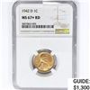 Image 1 : 1942-D Wheat Cent NGC MS67+ RD