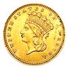 Image 1 : 1862 Rare Gold Dollar CLOSELY UNCIRCULATED