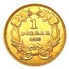 Image 2 : 1862 Rare Gold Dollar CLOSELY UNCIRCULATED