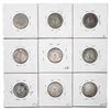 Image 2 : 1866-1882 Shield Nickels [9 Coins]