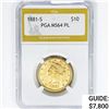 Image 1 : 1881-S $10 Gold Eagle PGA MS64 PL