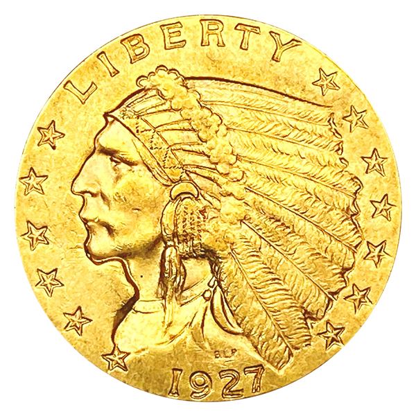 1927 $2.50 Gold Quarter Eagle CHOICE AU