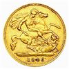 Image 2 : 1896 G. Britain .1176oz Gold 1/2 Sovereign CLOSELY