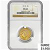 Image 1 : 1915 $5 Gold Half Eagle NGC MS62