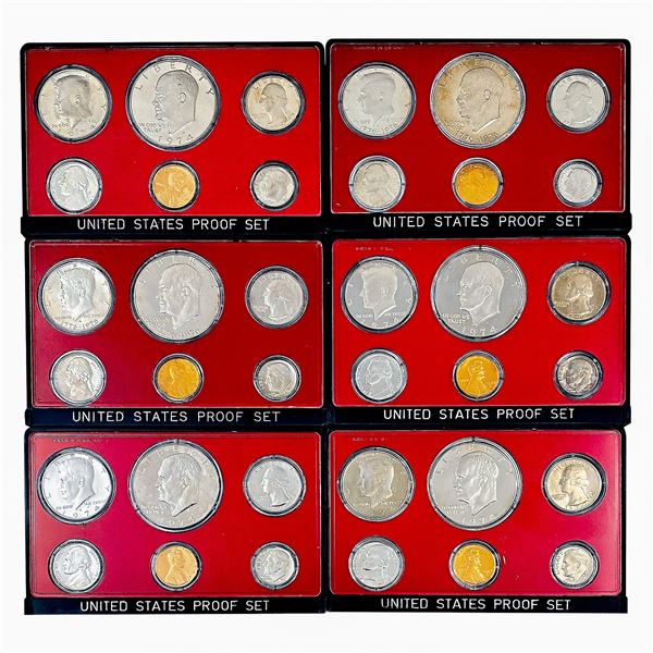 1974-1975 US Proof Mint Sets [84 Coins]