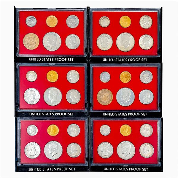 1981-1982 US Proof Mint Sets [85 Coins]
