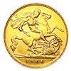 Image 2 : 1906 G. Britain .1176oz Gold 1/2 Sovereign CLOSELY