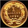 Image 2 : 1882 Rare Gold Dollar GEM PROOF CAM