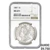 Image 1 : 1887 Morgan Silver Dollar NGC MS67+
