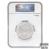Image 1 : 2011 US 5oz Silver Olympic Round NGC SP70