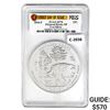Image 1 : 2018 US 5oz Silver Pictured Rocks Round PCGS SP70