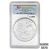 Image 1 : 2016 US 5oz Silver Cumberland Gap Round PCGS SP70