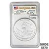 Image 1 : 2015 US 5oz Silver Saratoga Round PCGS SP70