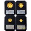 Image 2 : 2021-W US $5-$50 Gold Eagle Set T-2 [4 Coins] NGC