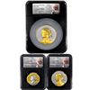Image 1 : 2024 Canada 3PC GLD/SLV Pulsating Peace [3 Coins]