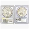Image 2 : [2] Morgan Silver Dollars PCGS/NGC MS63 [1883-O, 1