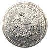 Image 2 : 1853 A+R Seated Liberty Quarter CLOSELY UNCIRCULAT