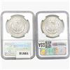 Image 2 : [2] Morgan Silver Dollars PCGS/NGC MS63 [1884-O, 1