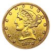 Image 1 : 1882 $5 Gold Half Eagle CLOSELY UNCIRCULATED