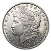 Image 1 : 1891-CC Morgan Silver Dollar CLOSELY UNCIRCULATED