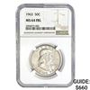 Image 1 : 1963 Franklin Half Dollar NGC MS64 FBL