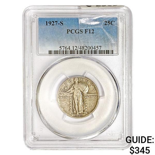 1927-S Standing Liberty Quarter PCGS F12