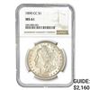 Image 1 : 1890-CC Morgan Silver Dollar NGC MS61