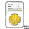 Image 1 : 1927 $20 Gold Double Eagle NGC MS64