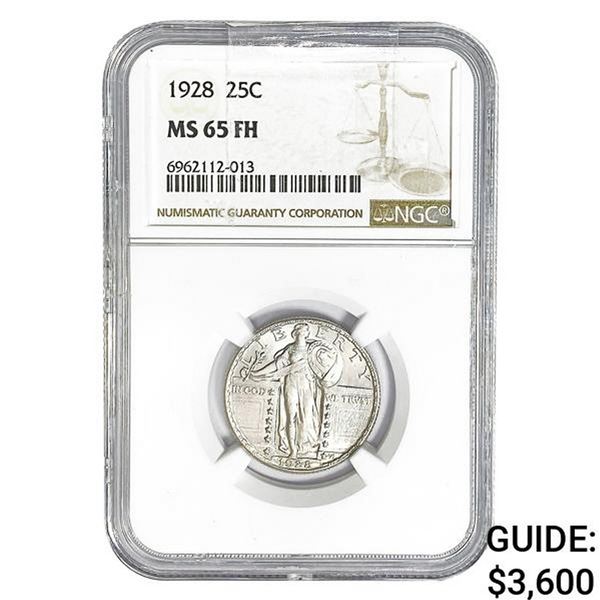 1928 Standing Liberty Quarter NGC MS65 FH