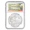 Image 2 : [3] 2016 China Silver 10 Yuan NGC MS69 One of 1st
