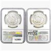 Image 2 : [2] Morgan Silver Dollars NGC MS63 [1885-O, 1886]