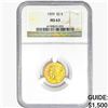 Image 1 : 1929 $2.50 Gold Quarter Eagle NGC MS63