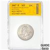Image 1 : 2007-P Washington Silver Quarter SGS MS70 Montana