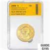 Image 1 : 2008-S Pres. Van Buren Dollar SGS PR70 CAM