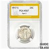 Image 1 : 1917-S Standing Liberty Quarter PGA MS67 Type 2
