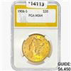 Image 1 : 1906-S $20 Gold Double Eagle PGA MS64