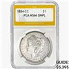 Image 1 : 1884-CC Morgan Silver Dollar PGA MS66 DMPL