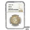 Image 1 : 1958 Franklin Half Dollar NGC MS65
