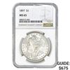 Image 1 : 1897 Morgan Silver Dollar NGC MS65
