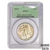 Image 1 : 1937 Walking Liberty Half Dollar PCGS MS65