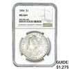 Image 1 : 1896 Morgan Silver Dollar NGC MS66+