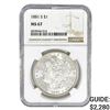 Image 1 : 1881-S Morgan Silver Dollar NGC MS67