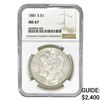 Image 1 : 1881-S Morgan Silver Dollar NGC MS67