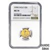Image 1 : 1998 $5 1/10oz. American Gold Eagle NGC MS70