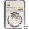 Image 1 : 1890-S Morgan Silver Dollar NGC MS61