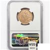 Image 2 : 1808 India Madras Presidency 10 Cash Coin NGC Genu